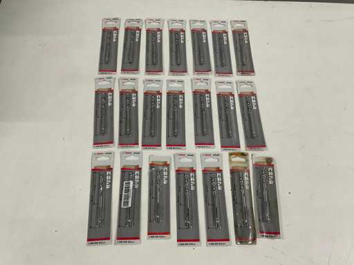 houtspiraalboor met zeskantschacht 6mm (21x)