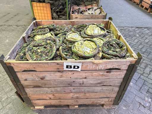 Zespół osłon na hełmy