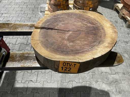 Rosewood disc, Thickness 95mm, Ø 550mm