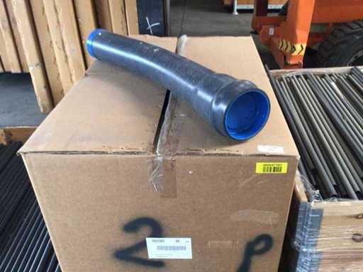 Curva lareter PVC-U termoformata 45° – classe di pressione EN 1452 (20x)