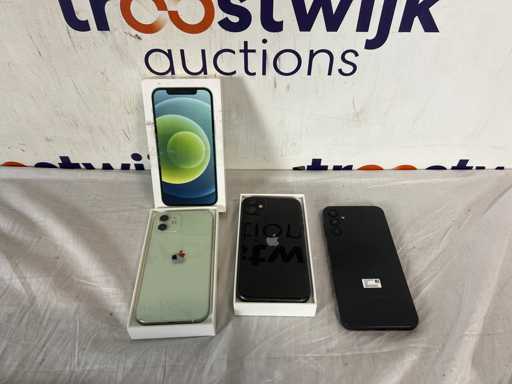 iPhone 12 groen | Samsung sm-a145r | iPhone 11 zwart