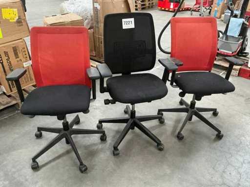 Chaise de bureau (3x)