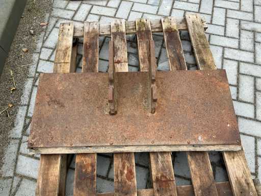 Łyżka koparki CW05 z DIY do przesuwanej deski