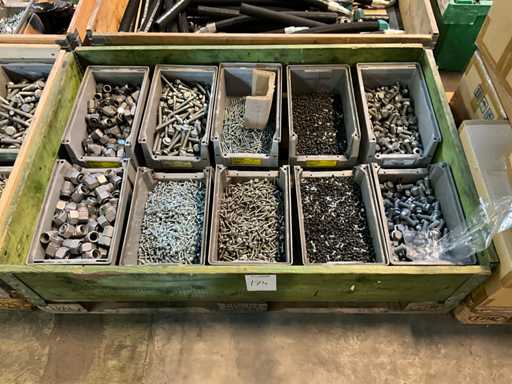 Charge von Befestigungselementen und Kupplungen