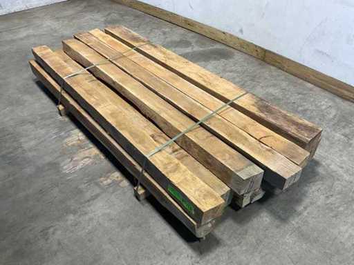 Teak beam 230x10-18 cm (11x)