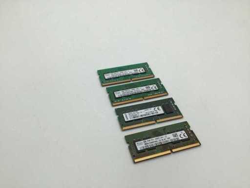 SK Hynix Kingston 8 Go DDR4 SODIMM carte mémoire (4x)
