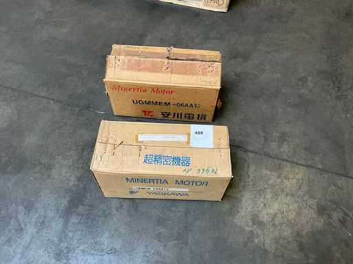 Yaskawa / Minertia Motor UGMMEM-06AA1S Elektromotor (2x)