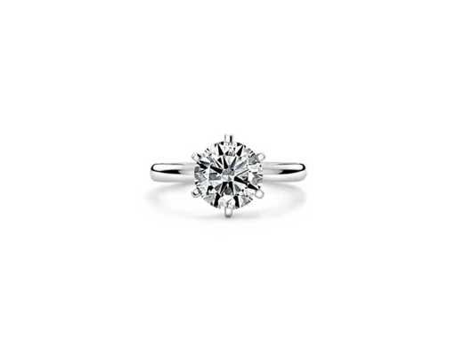Bague en or blanc 14 carats avec 2,21 ct. Diamant