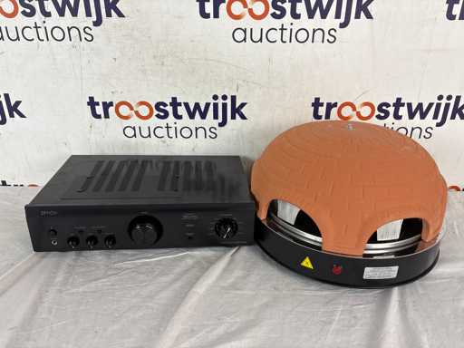 Emerio Pizzarette Original – 6-person | Denon PMA-600 Black – Stereo amplifier