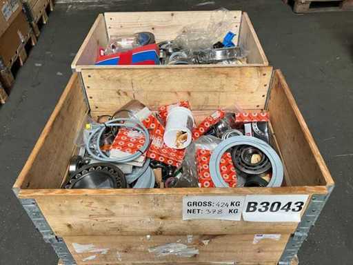 378 kg lagers - SKF FAG - o.a. 22216 EK en 6214-2Z - Partij diverse industriële lagers