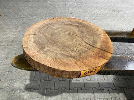 Rosewood schijf, Dikte 70mm, Ø 600mm