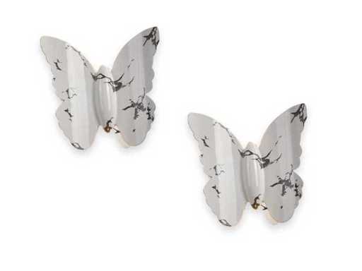 16 x Farfala wandlamp zwart wit