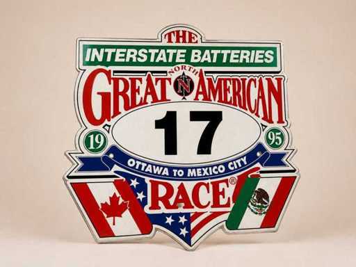 Great American Race advertising sign