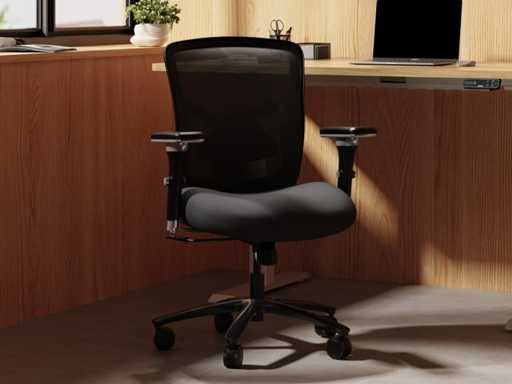 Robuuste C3 bureaustoel, 227 kg capaciteit