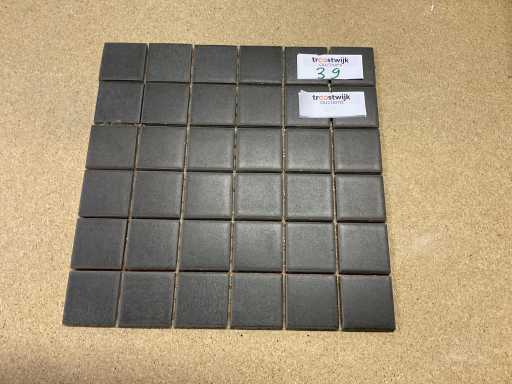 Vitra Felino Zart/Marrone 5x5 cm Mosaico 10 m²