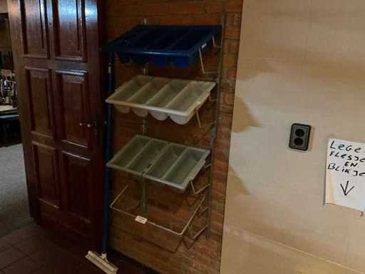 Bestek bakhouder (2x)