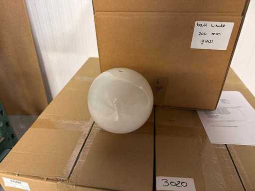 Boules de verre Ilfari Design 200mm – pièces de lampe miroir (30x)