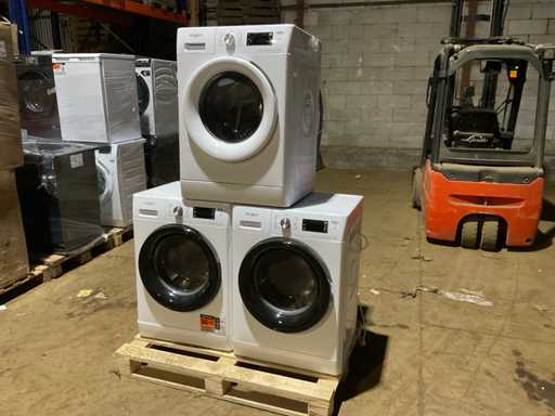 Whirlpool FFB8489WVEE & FFBBE7469BV Wasmachine (3x)