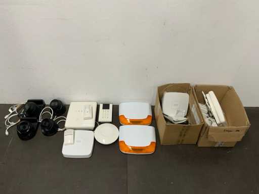 Viele verschiedene Brand- und Einbruchschutz-Serien