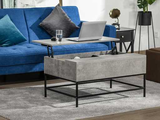 Table Basse relevable Table Basse avec Espace de Rangement caché