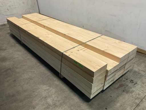 Trave di abete piallata 375x27,5x10 cm (10x)