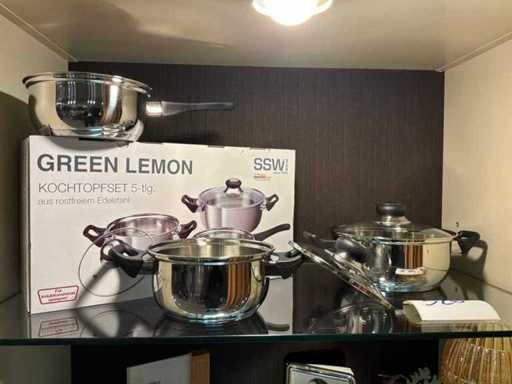 5 piece Cooking pot set