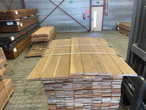Ipé Country Grade Planks Planed 650-1250x120x21mm (205x)
