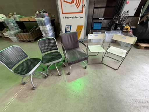 5 various chairs