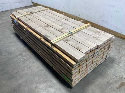 Douglas purlin fine sawn 250x15x5 cm (50x)
