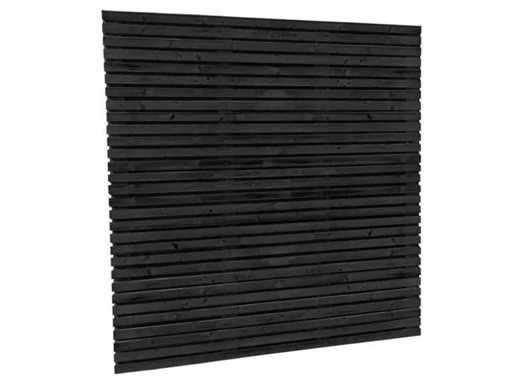 Moustiquaire en épicéa « Elan » peint en noir - 180x180 cm (16x)