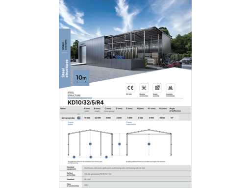 Stalen constructie (10x32 m) (320 m²) - 2025