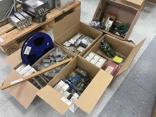Batch of various process equipment parts
