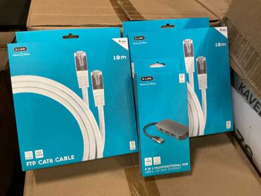 Q-Link - FTP Kabel en HUB (11x)