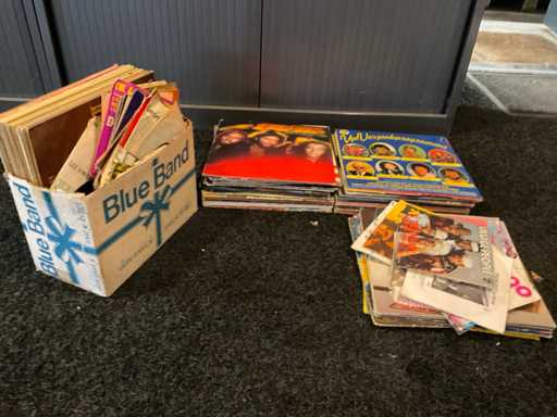 Diverse LP-uri și discuri muzicale