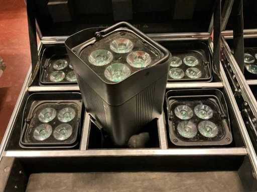 Illuminatore batteria Chauvet Wellfit (6x)