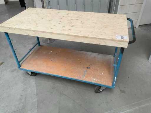 Verrijbare werktafel