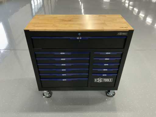 SG Tools XXXL - Cărucior de scule 12 sertare, 353 de unități