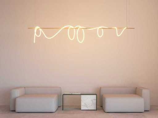 2 x Ropu 120 LED design armatuur goud