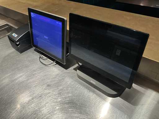 Touchscreen (2x) met bonnenprinter