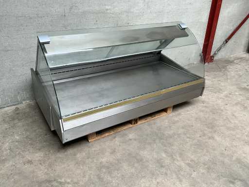 Inbouw warmhoudvitrine