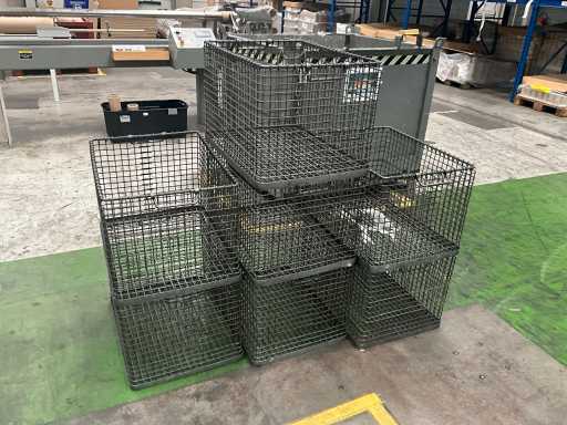 Paniers en fil d’acier (7x)