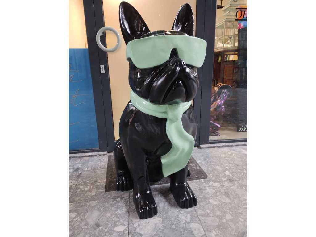 Sunshine Bulldog met zonnebril XXL