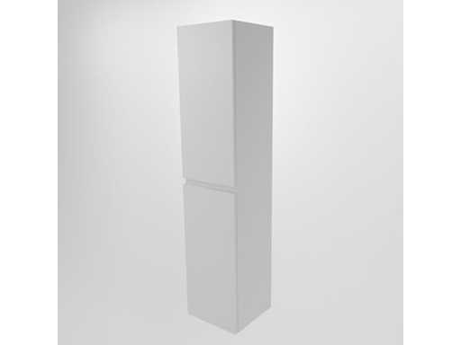 Dulapul lateral al băii alb