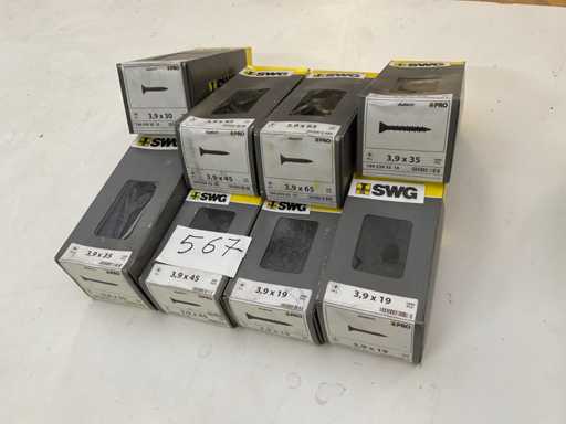 8 Kartons Trockenbauschrauben