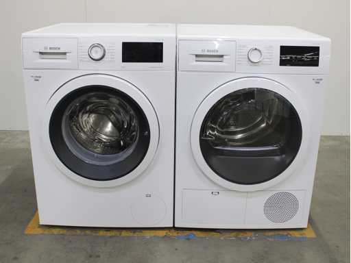 Bosch Series|6 EcoSIlence Drive Waschmaschine & Bosch Series|6 Wäschetrockner