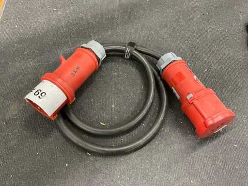 Cablu de alimentare CEE 32 A - lungime de 1,0m 