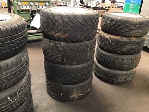 RACING Wheels Felgen mit Reifen (4x)