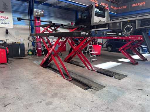 Rema Tiptop - Schaarhefbrug / uitlijn hefbrug met middenheffer