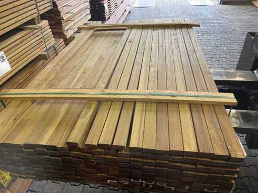 Guyana Ipé Slats Planed 1550x45x21mm (182x)
