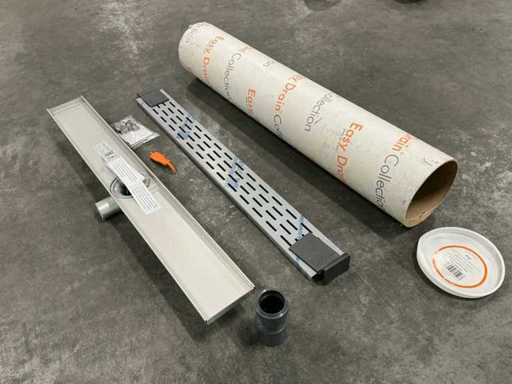 Scarico doccia EDFT800-30 di Easy Drain Fixt 800mm in acciaio inox